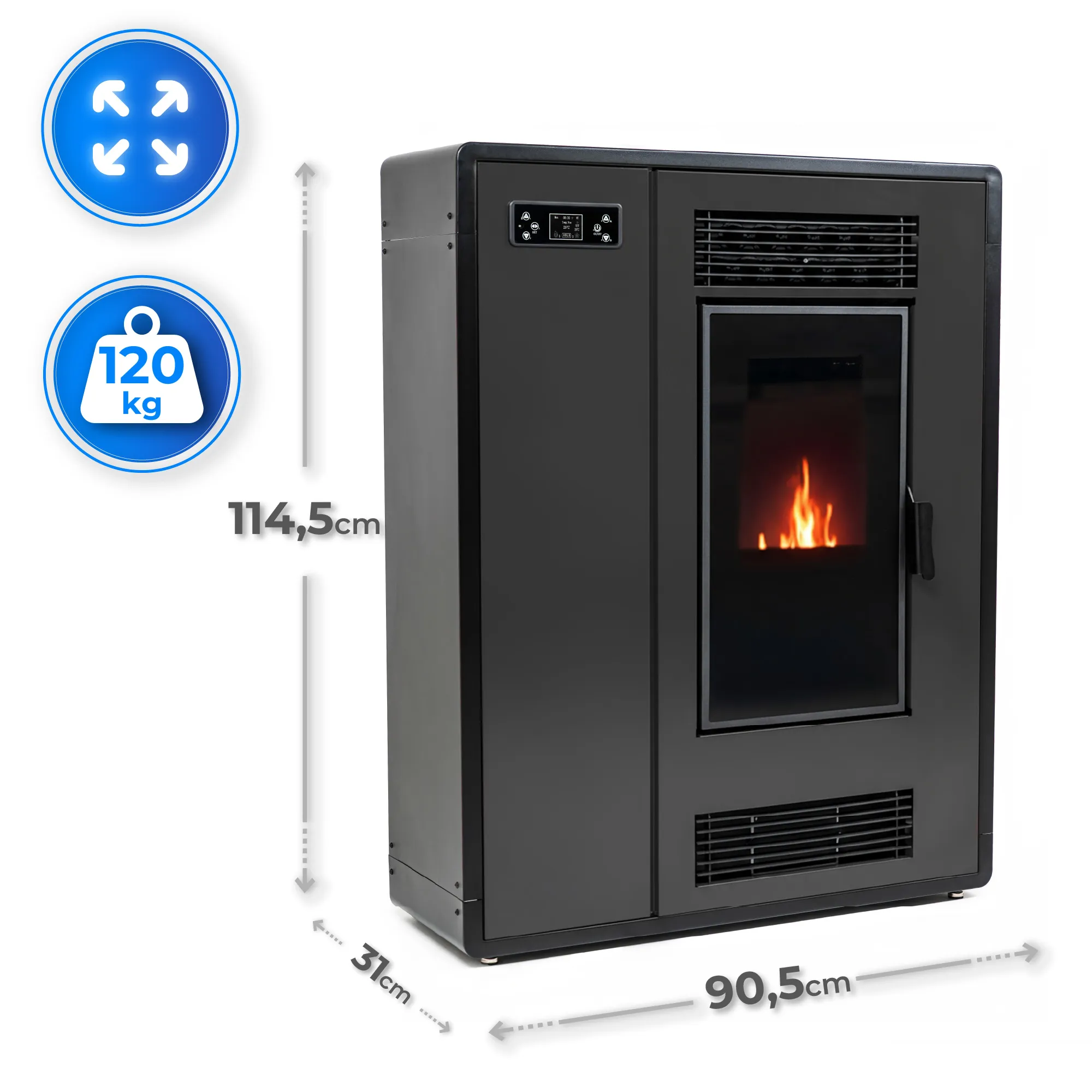 Špecifikácia kotla THUNDER ARIA-BLACK 12 kW