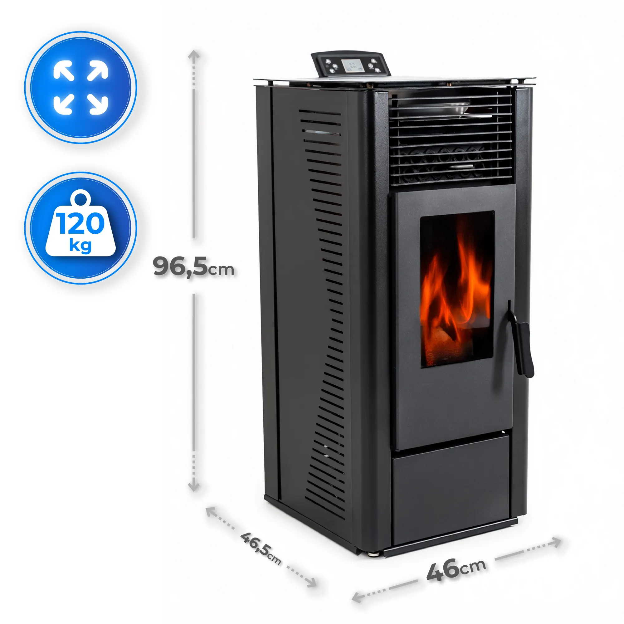 Špecifikácia kotla THUNDER ARIA-BLACK 12 kW