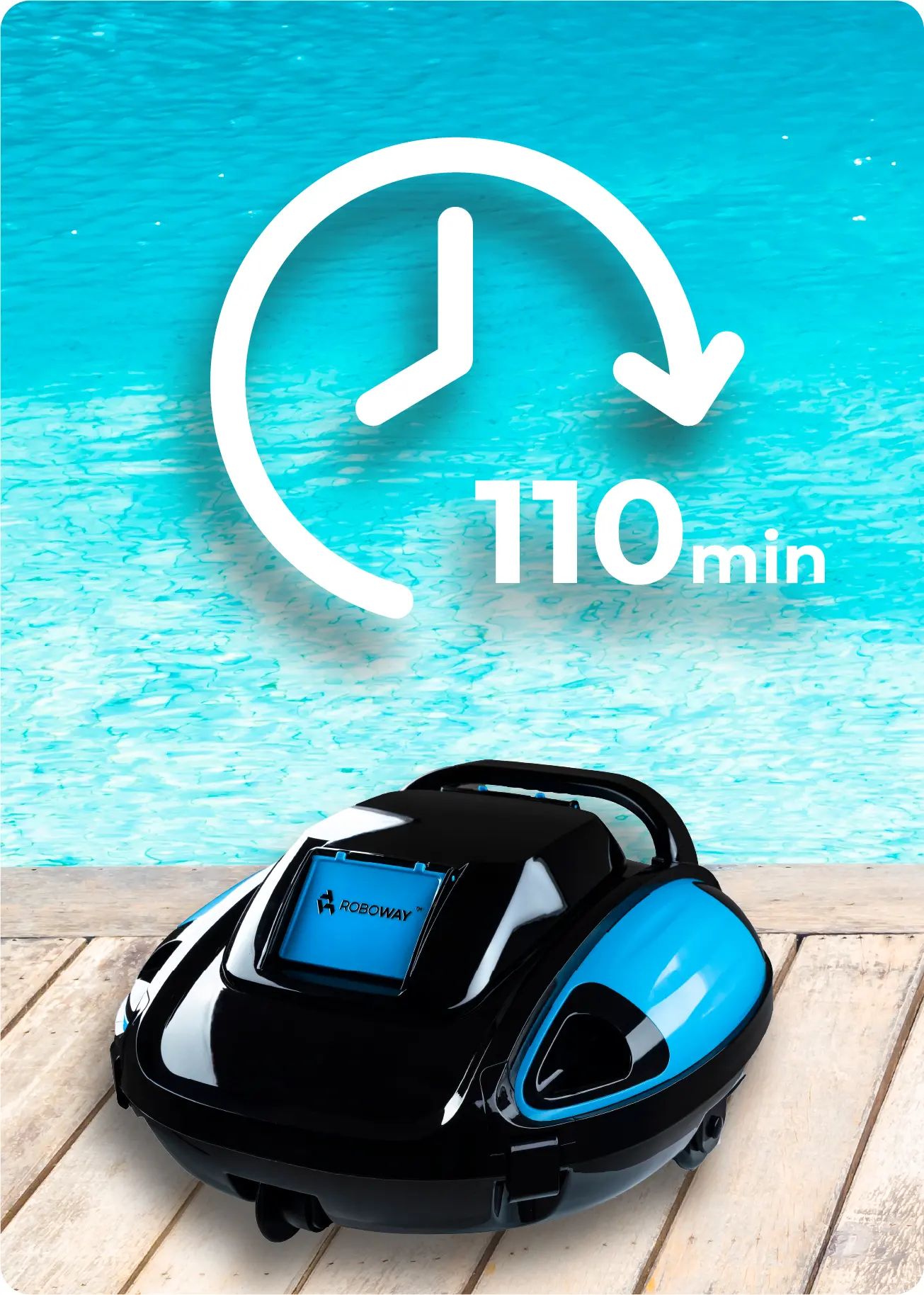 Bezdrôtový robot na čistenie bazéna