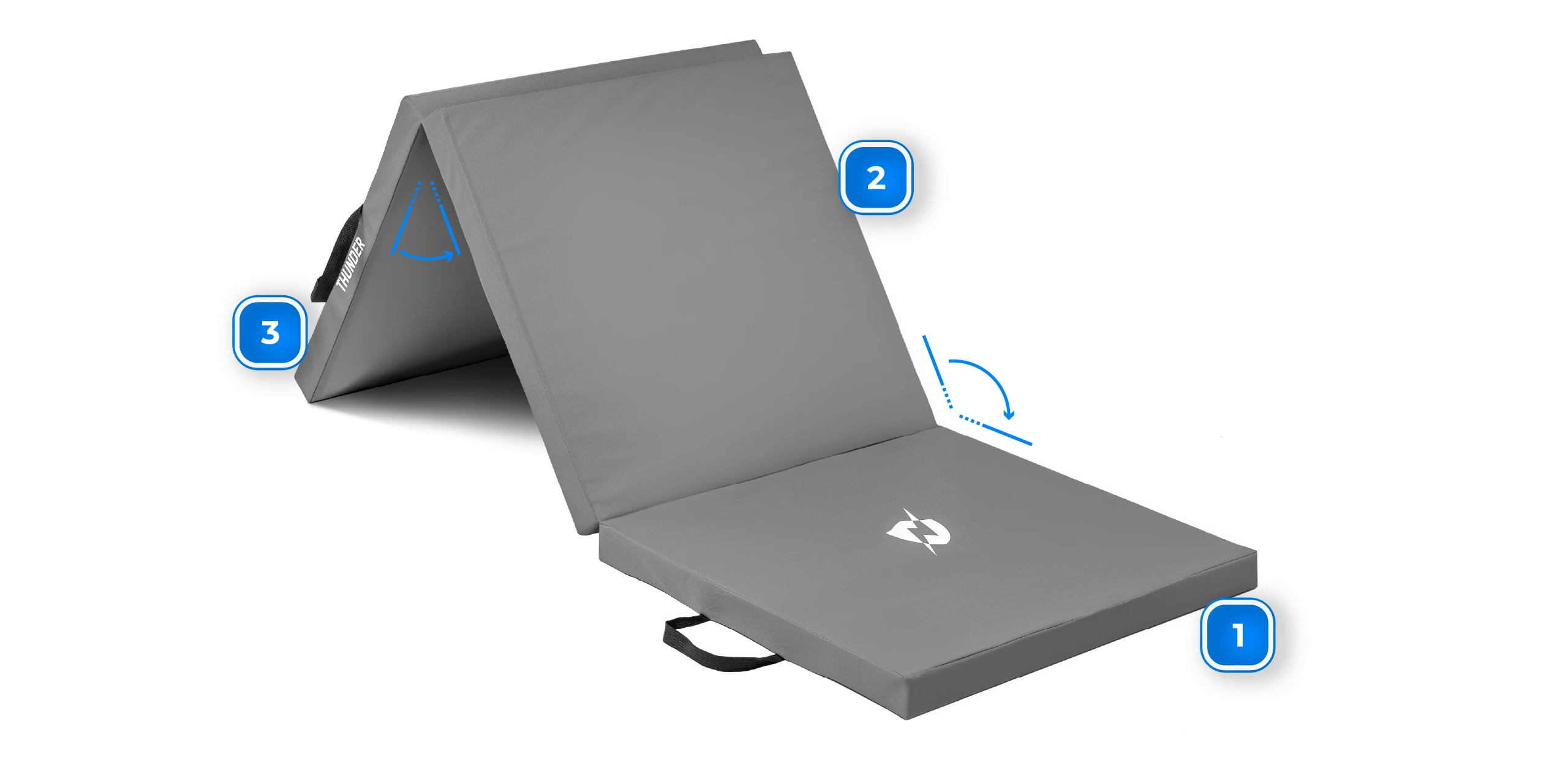 Składana konstrukcja materaca MG-01-GREY