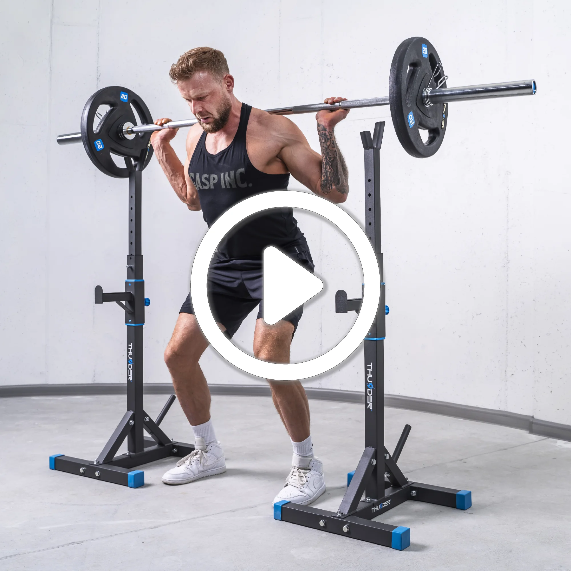 Tyče a závažia značky THUNDER