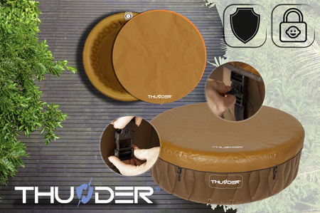 Nafukovacia záhradná vírivka THUNDER MOCHA