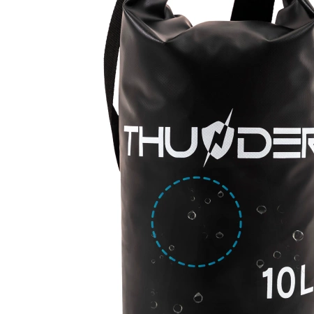 Vodotesný vak 10 L THUNDER čierny