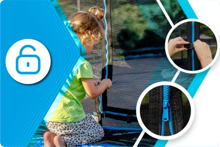 Trampolína THUNDER INSIDE ULTRA 10FT (305 cm) BLUE