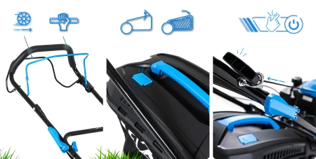 Benzínová kosačka Hexwelt HW-KS-150 46cm 2,6kW s pohonom