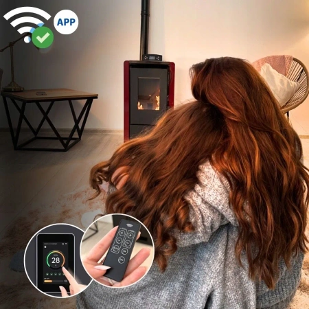 Pec na pelety LEYLA RED 6,3 kW