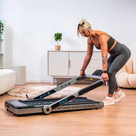 Elektrický bežecký pás THUNDER RACE-SILVER