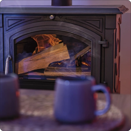 Liatinová pec na drevo WESTA 17 kW