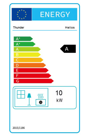 Liatinová pec na drevo HELIOS 10 kW