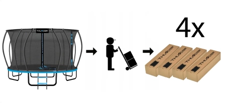 Trampolína THUNDER INSIDE ULTRA 16FT (488 cm) BLUE