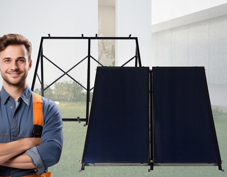 Plochý solárny kolektor 2x 2m THUNDER 