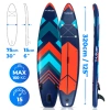 SUP doska 320cm THUNDER STRIPES
