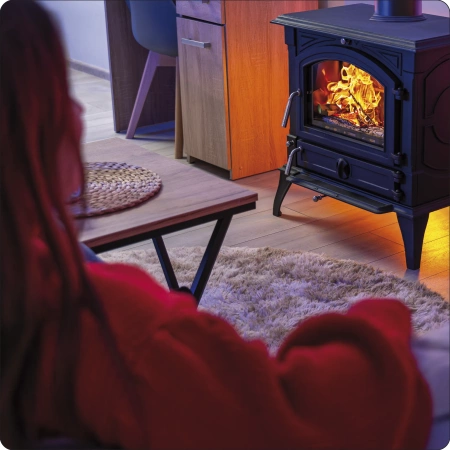 Liatinová pec na drevo WESTA 17 kW