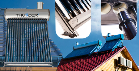 Beztlakový solárny kolektor THUNDER so zásobníkom 200 L