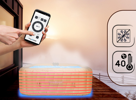 Nafukovacia záhradná vírivka THUNDER FRAPPE