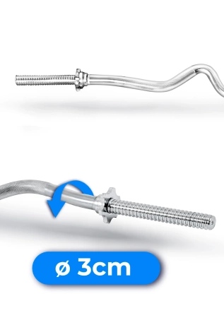 Závitová tyč silne lomená 120 cm 30 mm THUNDER