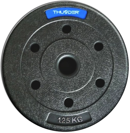 Sada bitúmenových závaží značky THUNDER 6x5 kg + 8x2,5 kg + 8x1,25 kg