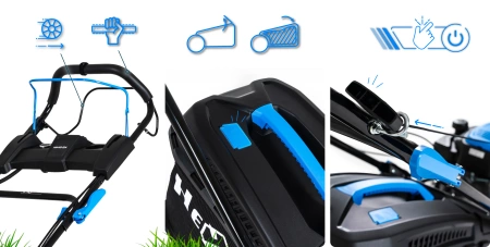 Benzínová kosačka Hexwelt HW-KS-224 53cm 4,4kW s pohonom