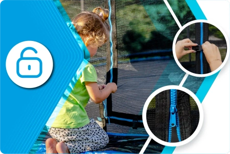 Trampolína THUNDER INSIDE ULTRA 12FT (366 cm) BLUE