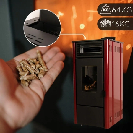 Pec na pelety SOPHIA RED 8,1 kW 