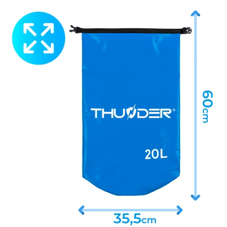 Vodotesný vak 20 L THUNDER modrý