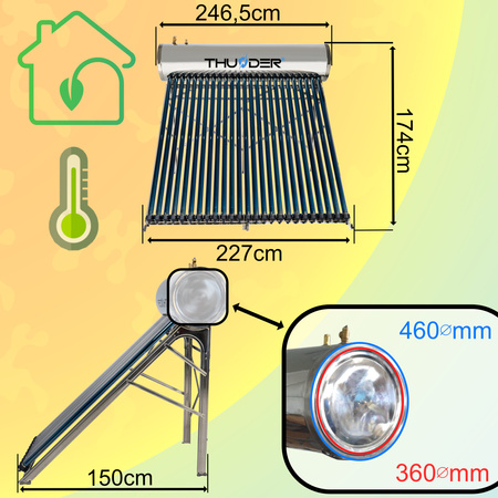 Tlakový zberač s nádržou THUNDER 300 L