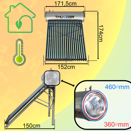 Tlakový zberač s nádržou THUNDER 200 L