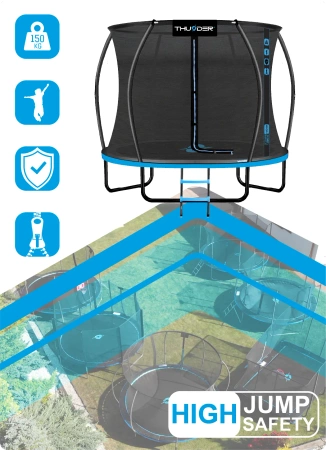 Trampolína THUNDER INSIDE ULTRA 10FT (305 cm) BLUE