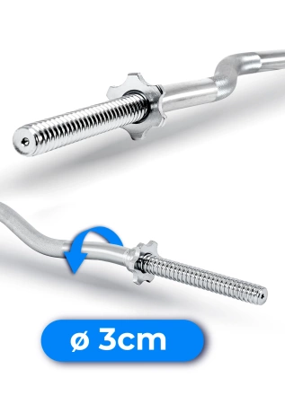 Závitová tyč mierne lomená 120 cm 30 mm THUNDER