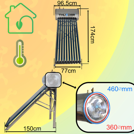 Tlakový zberač s nádržou THUNDER 100 L
