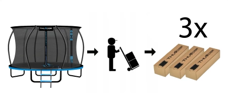 THUNDER INSIDE ULTRA 14FT trampolína (427 cm) MODRÁ