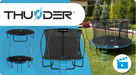 Trampolína THUNDER INSIDE ULTRA 8FT (244cm) BLUE