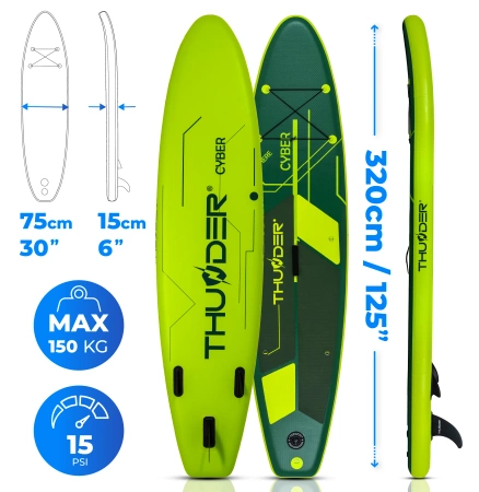 SUP doska 320cm THUNDER CYBER