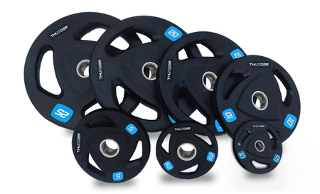 Sada olympijských závaží THUNDER 2x10 kg