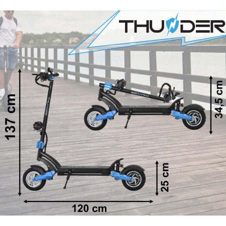 Elektrická kolobežka THUNDER ZEST 1600W 52V 14Ah