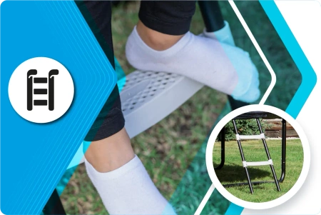 Trampolína THUNDER INSIDE ELITE 8FT (244 cm) BLACK