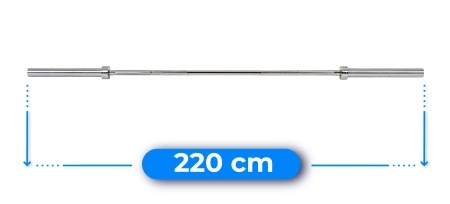 Olympijská rovná os 220 cm THUNDER 