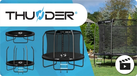 Trampolína THUNDER INSIDE ELITE 10FT (305 cm) BLACK
