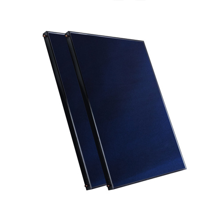 Solárny set s dvomi plochými kolektormi 2,5 m² bez solárneho kábla a bez zásobníka