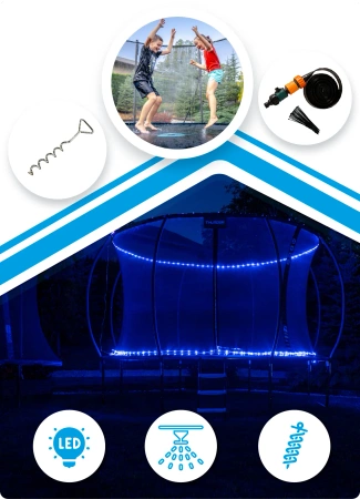 Trampolína THUNDER INSIDE ULTRA 12FT (366 cm) BLUE