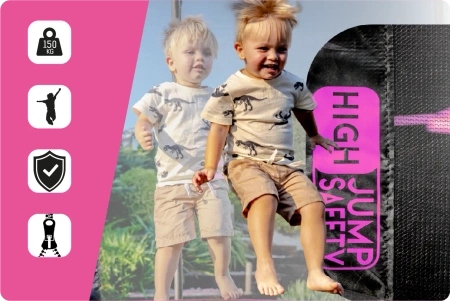 Trampolína THUNDER INSIDE ULTRA 16FT (488 cm) PINK