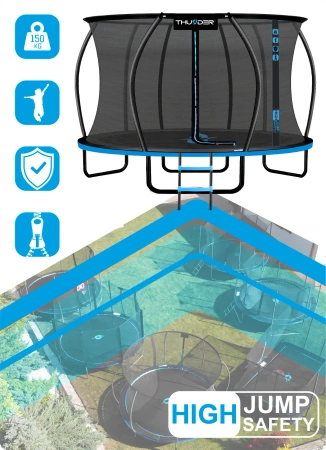 Trampolína THUNDER INSIDE ULTRA 12FT (366 cm) BLUE