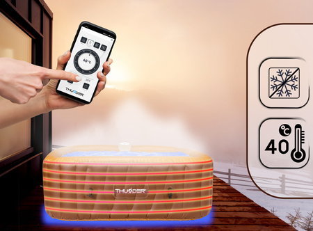 Nafukovacia záhradná vírivka THUNDER BREVE