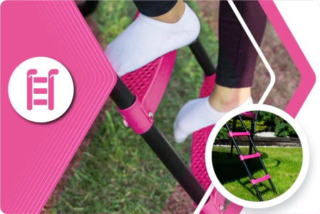 Trampolína THUNDER INSIDE ULTRA 10FT (305 cm) PINK