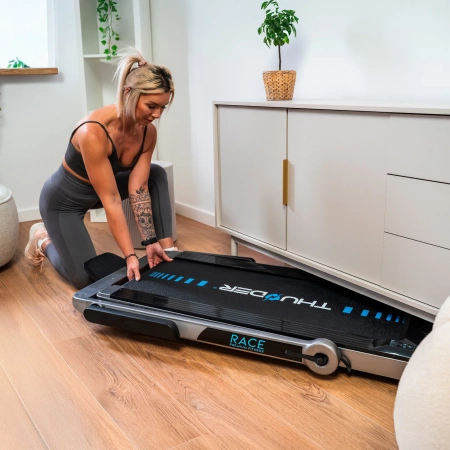 Elektrický bežecký pás THUNDER RACE-SILVER