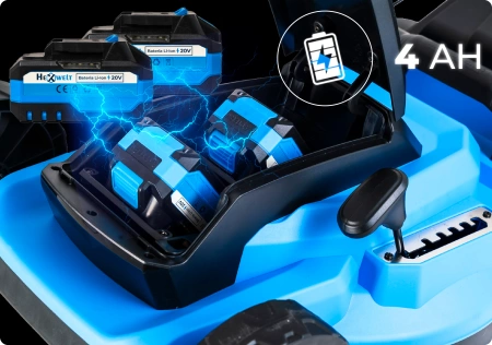 Akumulátorová kosačka Hexwelt HW-KA-40 40cm 40V 8Ah