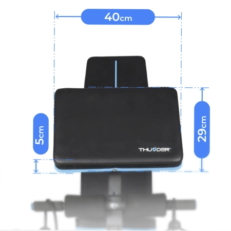 Posilňovacia lavica s expandérmi a opierkou nôh THUNDER FORIA