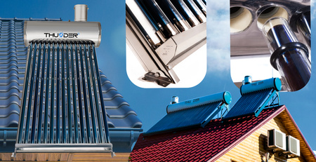 Beztlakový solárny kolektor THUNDER so zásobníkom 150 L