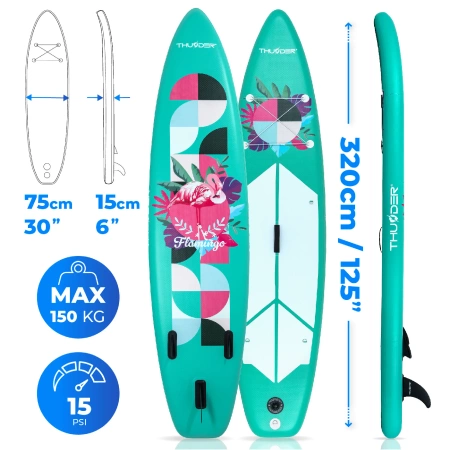 SUP doska 320cm THUNDER FLAMI