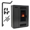 Pec na pelety ARIA BLACK 12 kW 